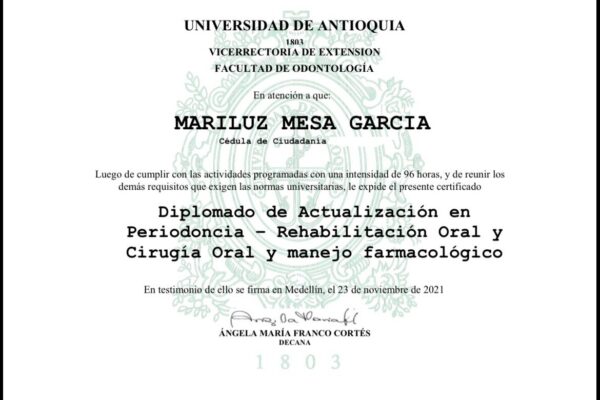 CERTIFICADOS UDEA