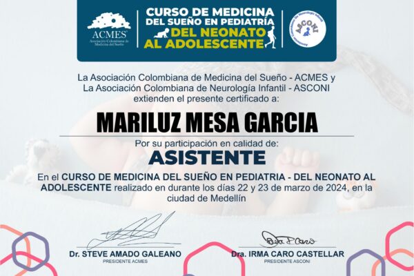 Congreso medicina del sueño pediatria