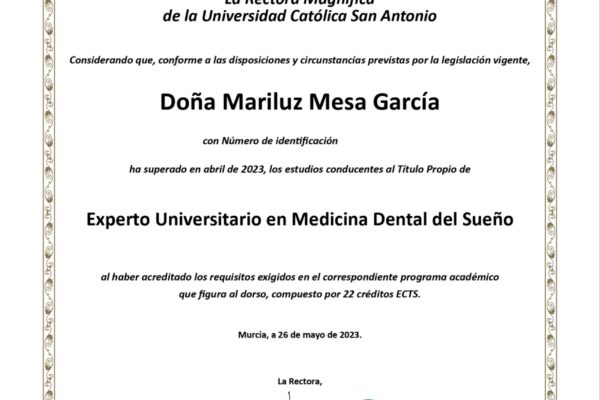 Experta en MDS